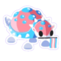 Trans Glyptodon Barv Sticker  - Rare from Pride Sticker Pack